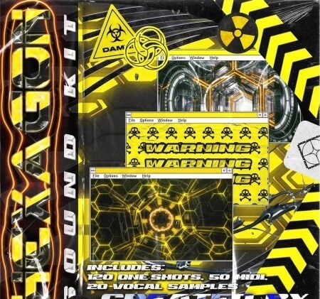 Synthetic and Sharkboy Hexagon Sample Pack WAV MiDi